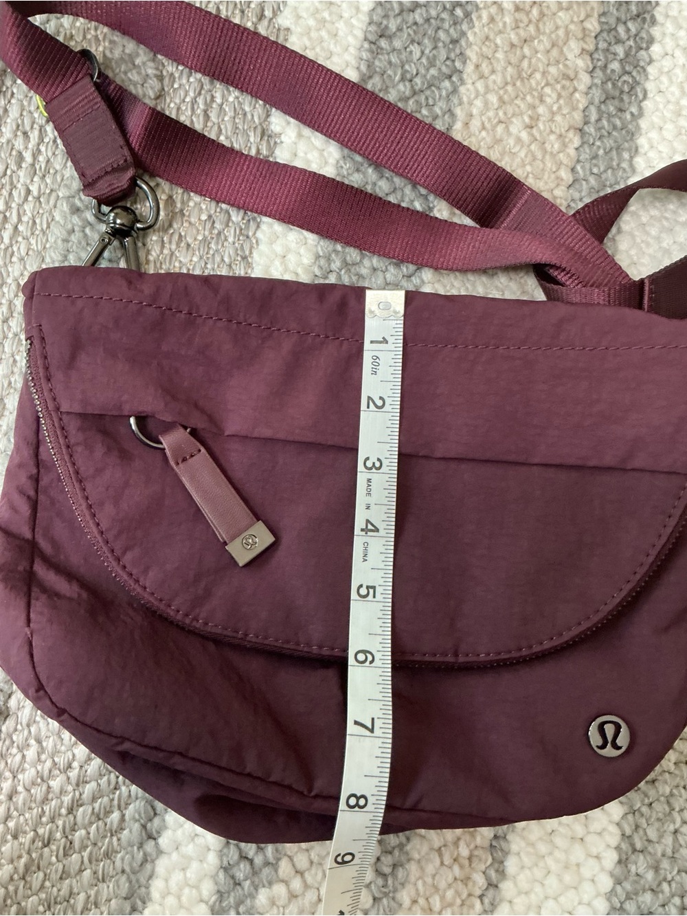 Lululemon All Night Festival 5L Crossbody Convertible Shoulder Bag Black Cherry - Picture 14 of 16